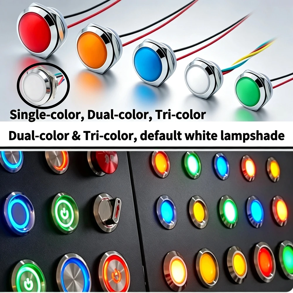 Metal LED Indicator Light 12mm - огляд і ціна Signal Panel Orange
