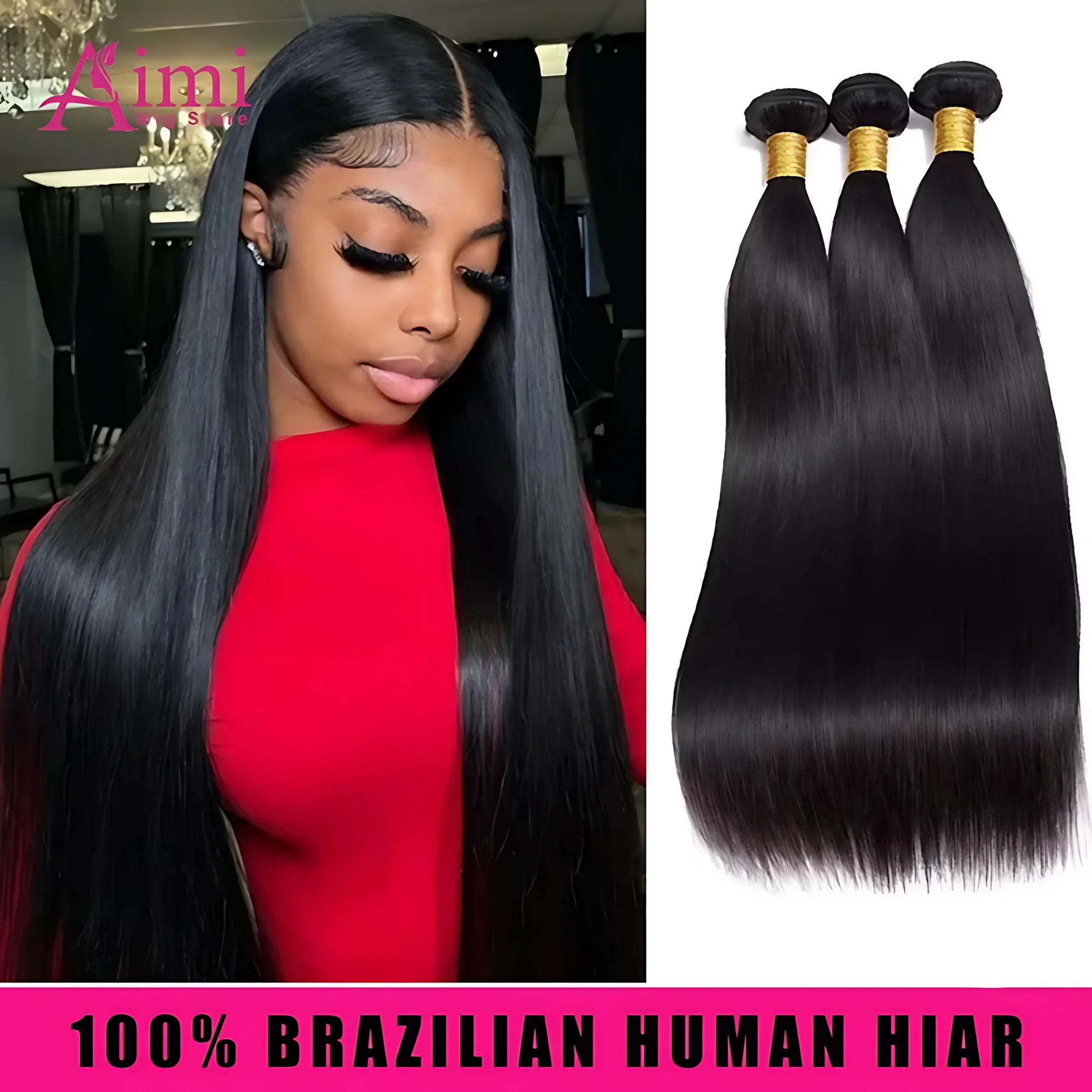 

16A Натуральные черные прямые пучки человеческих волос Бразильские пучки человеческих волос 4/5/6 шт. Лучшее качество девственных человеческих волос для женщин