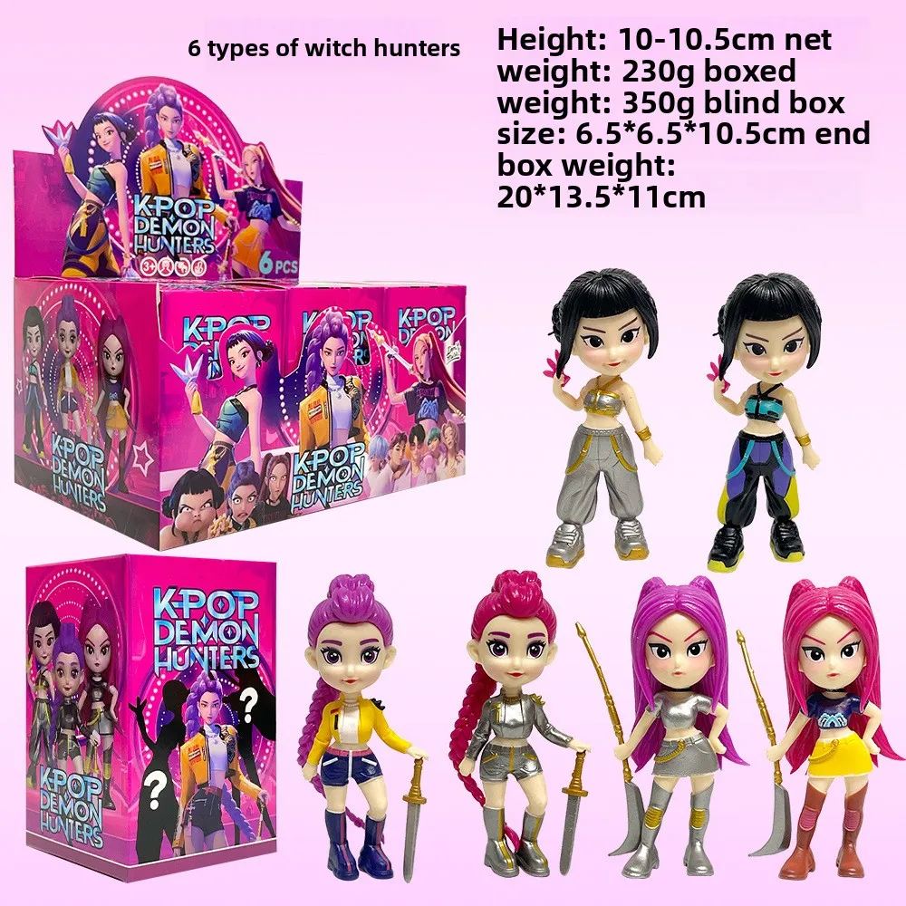 شيطان الصيادين أنيمي Kpop نموذج لجسم صندوق أعمى لعبة الكرتون الألعاب الأجهزة الطرفية مكتب الديكور جمع نموذج للطفل هدية