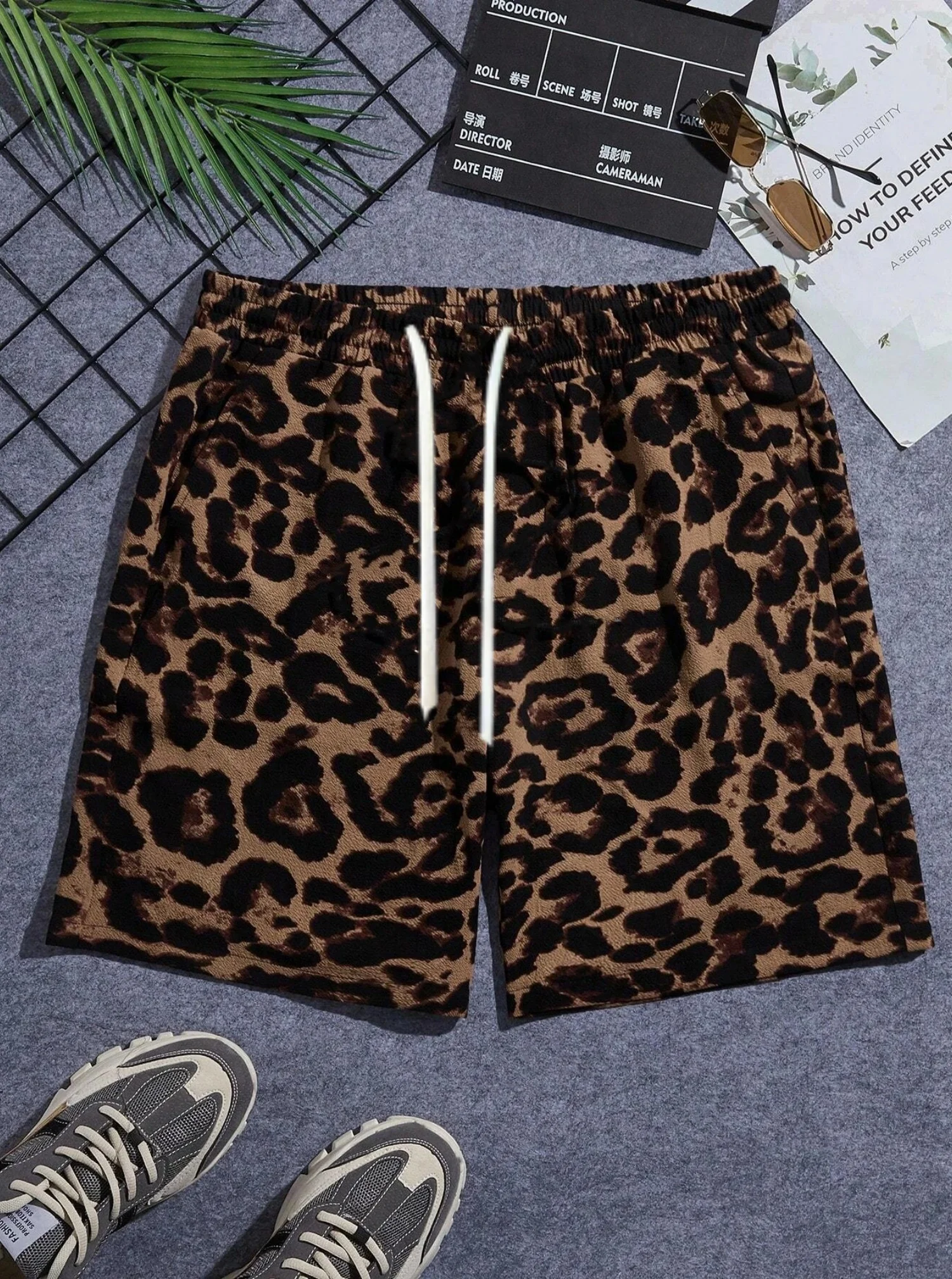 2025 Pantaloncini da spiaggia classici a pois leopardati estivi da donna New Fashion plus size Uomo Donna Pantaloncini giornalieri DONNA Pantaloncini da bagno casual -