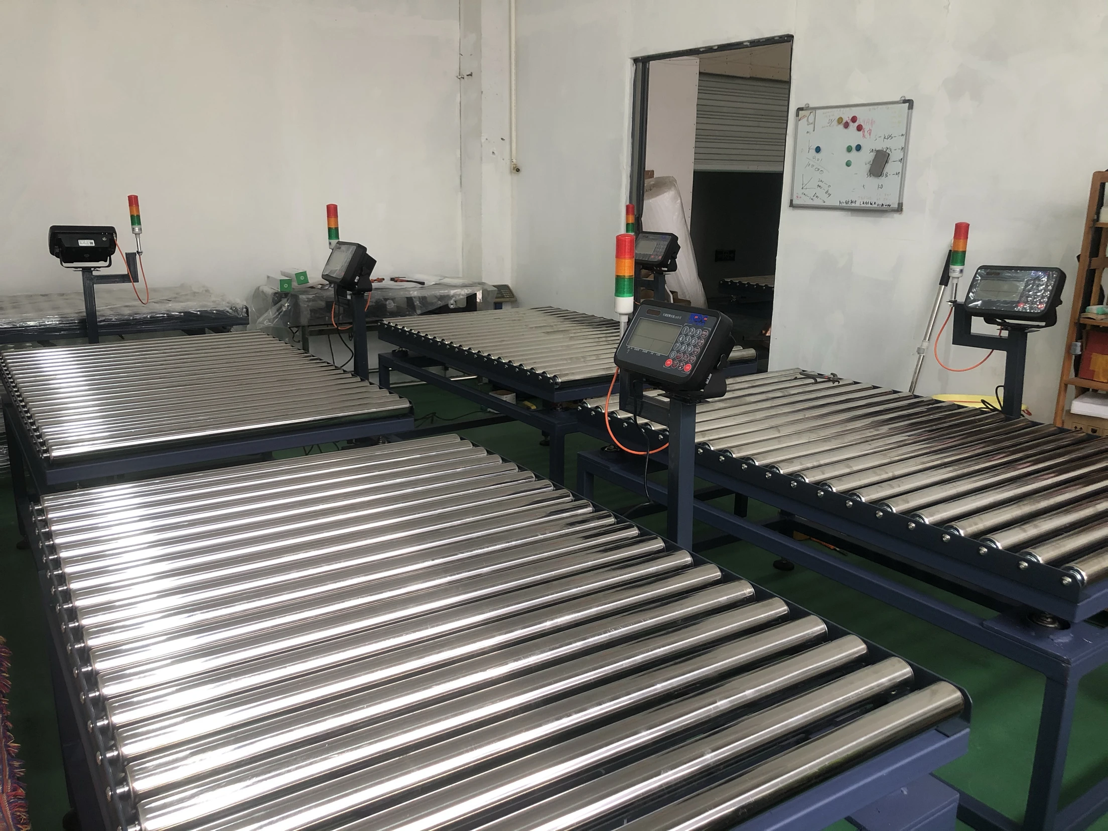 Assembly line drum inspection packaging re-inspection static scale dynamic weighting electronic scale three-color light