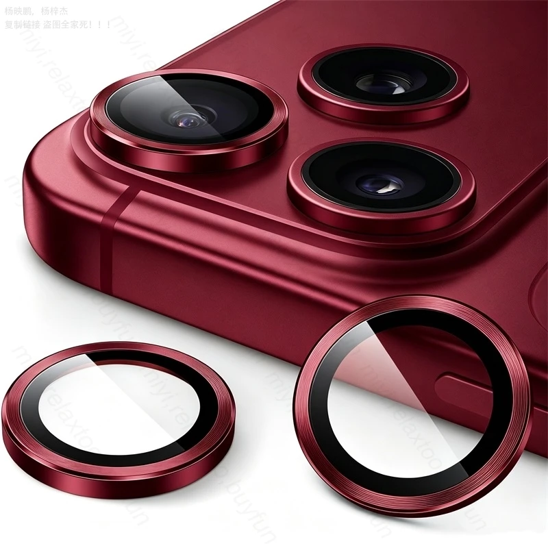 i18 ProMax Metal Ring Camera Glass for Apple iPhone 18 Pro Max Alloy Guard Lens Film on i Phone iFone iHone 18Pro 18ProMax 2026