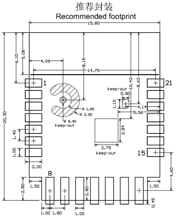 Tuya T3-U Module Special for Open SDK Wi-Fi/Bluetooth ultra low power