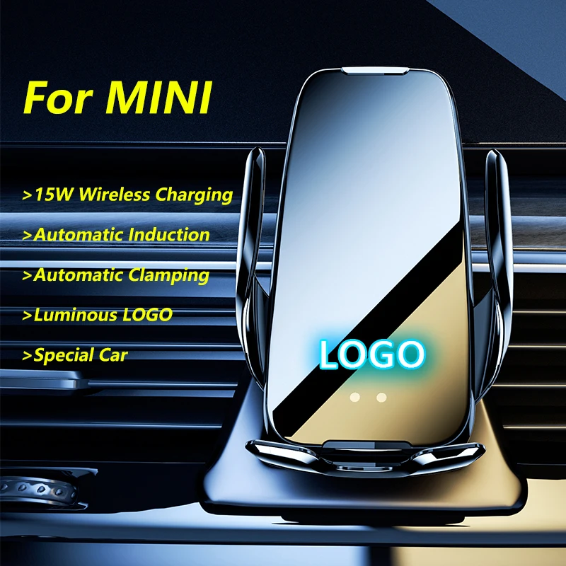 

For MINI Cooper F55 F56 F54 F60 Air outlet Bracket Car Infrared Sensor Holder Mobile Phone Wireless Charger Interior Accessorie
