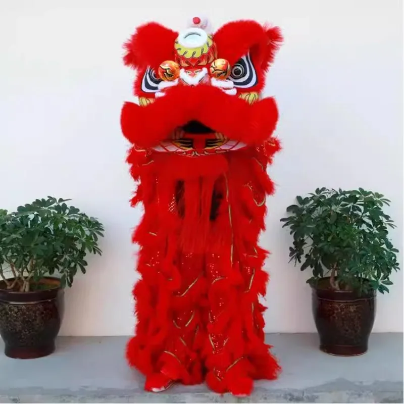 Lion Dance Prop: Awakening Lion Wool Adult Double Standard No. 3 Full Set South Lion