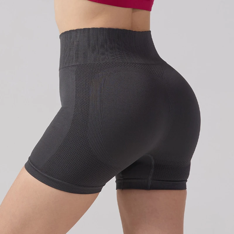 여성 스포츠 요가 반바지 하이웨이스트 힙업 숏팬츠 여성 러닝 타이트 요가 피치힙 피트니스 7부 바지