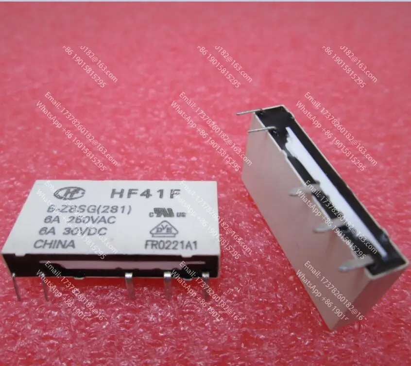 

relay HF41F 5Z8SG DIP5 20pcs/lot If you need other models, please contact customer service to place an order