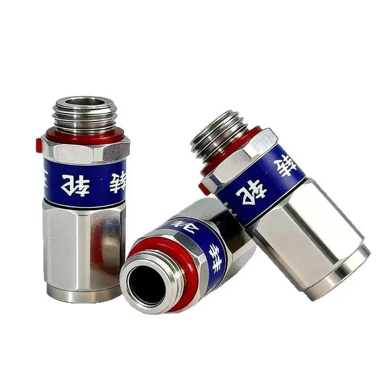 Anti Twist 360 Degree Rotatable Stainless Steel Water Hose Fitting Agricultural Spray Nozzle Connector Washing Irrigation Use