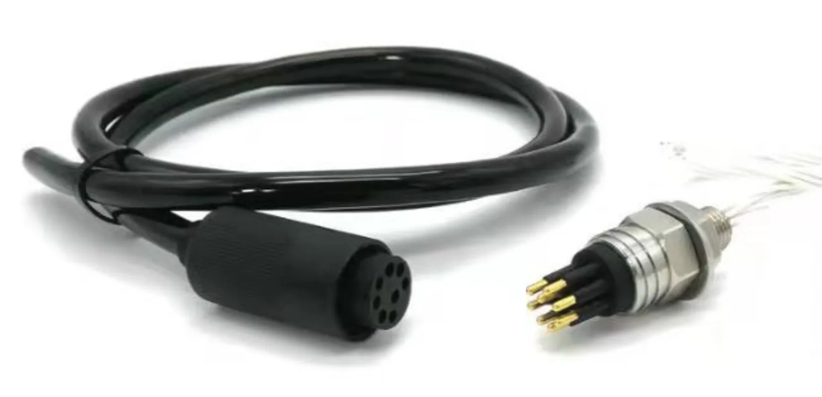 Custom underwater waterproof connector, plastic aviation plug 7/16-20 UNF-2A signal transmission connector