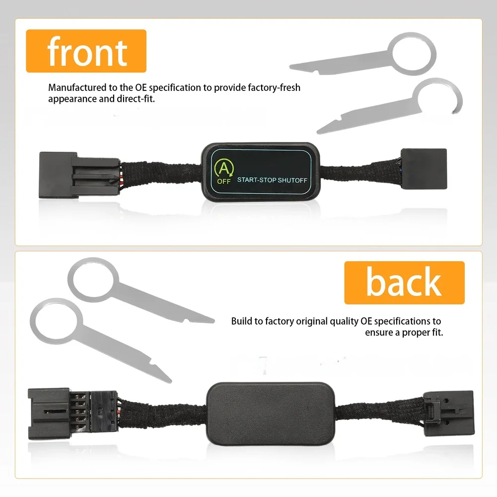 For Daily Commuting Start Stop Deactivator Rocker Switch Module Automatic Disabling Function Built-in Memory Retention