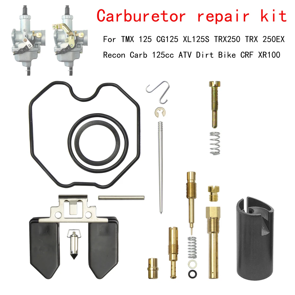 PZ26 Zestaw naprawczy gaźnika Carb Do motocykli TMX125 CG125 XL125S TRX250 TRX 250EX Recon Carb 125cc ATV Dirt Bike CRF XR100