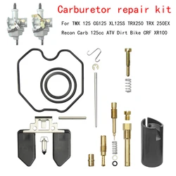 Kit de reparación de carburador PZ26 para motocicleta TMX 125 CG125 XL125S TRX250 TRX 250EX Recon Carb 125cc ATV Dirt Bike CRF XR100