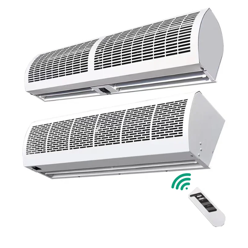 Factory Wholesale 600mm Flexible Crossflow Air Curtains Energy Saving Gym Dining Hospital Hall Outdoor Applications