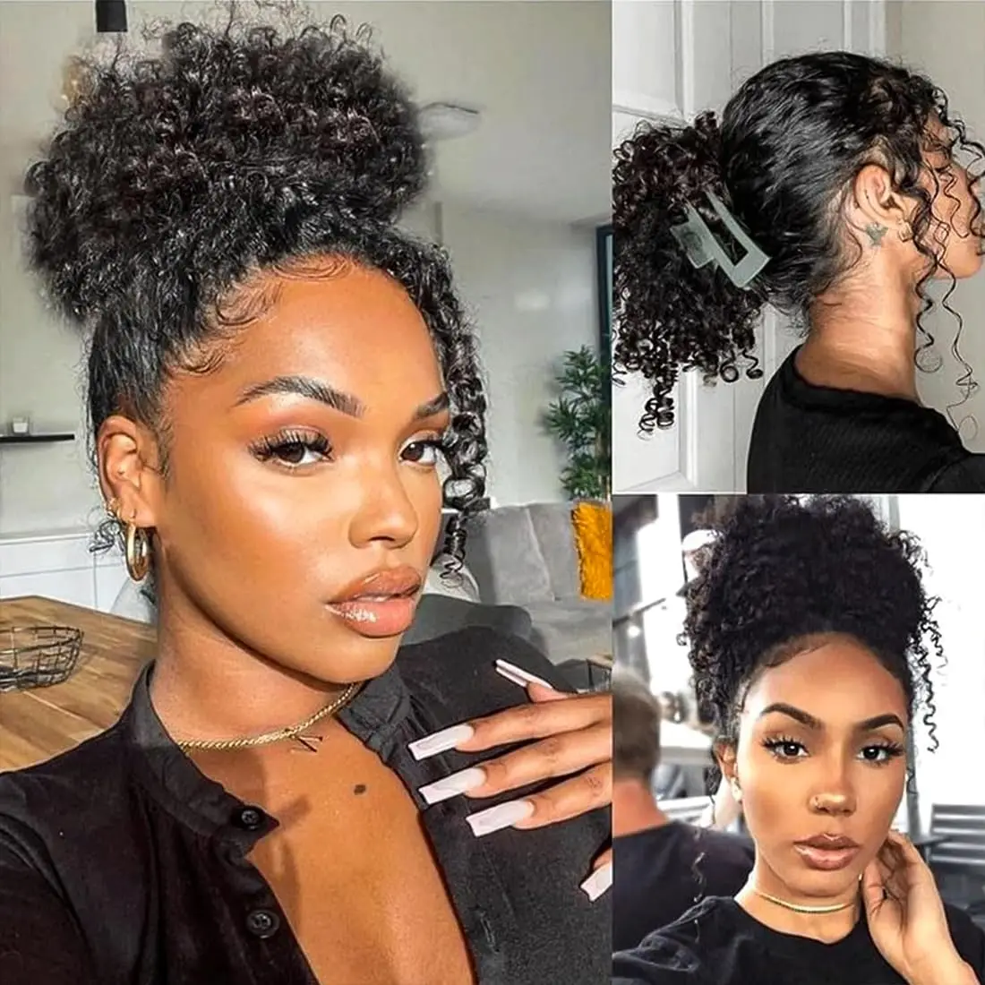 

32 Inch 360 Full Lace Wig Deep Wave Pre Plucked Curly 200 Density 13x4 5x5 Transparent Lace Frontal Wig Brazilian Human Hair Wig