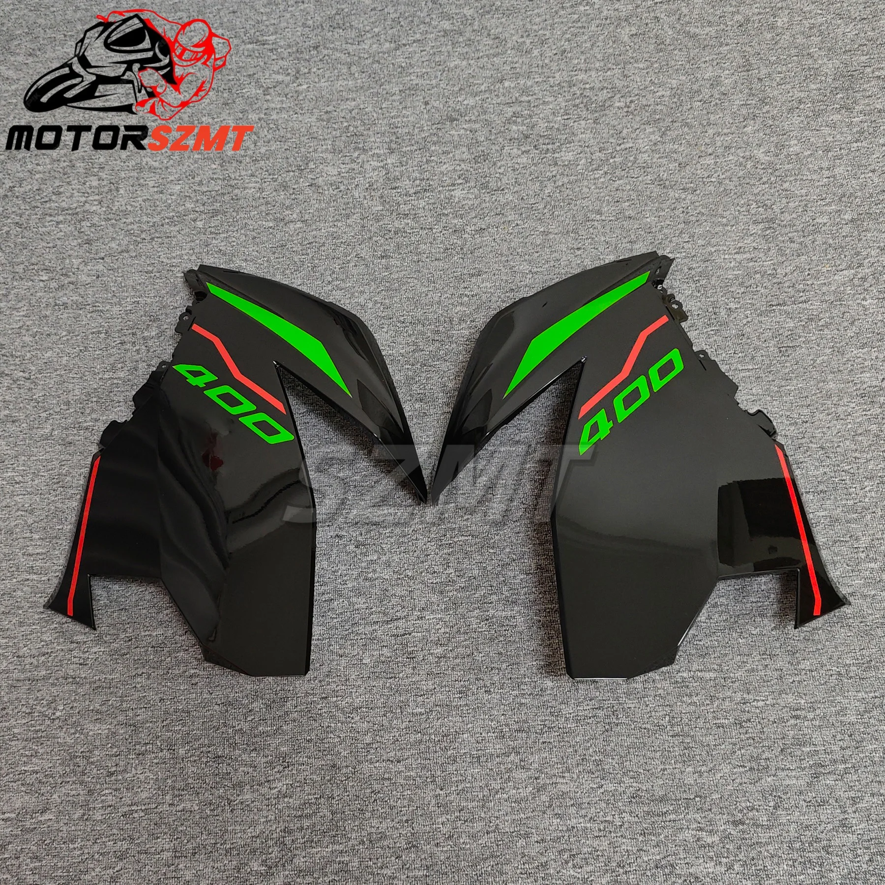 

Injection ABS Motorcycle side panels large package left and right protective boards For Kawasaki Ninja 400 2018-2023