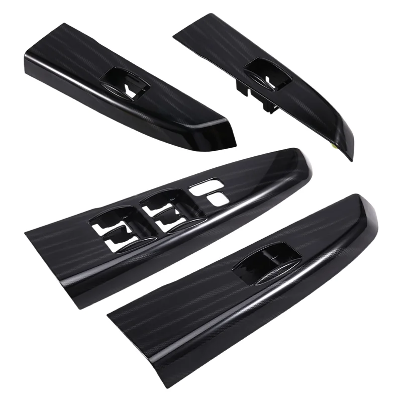 

4PCS Front+Rear Door Armrest Trim Panel Window Switch Bezel For Toyota Hilux 05-14 4271-0K010 74272-0K010 74231-0K020