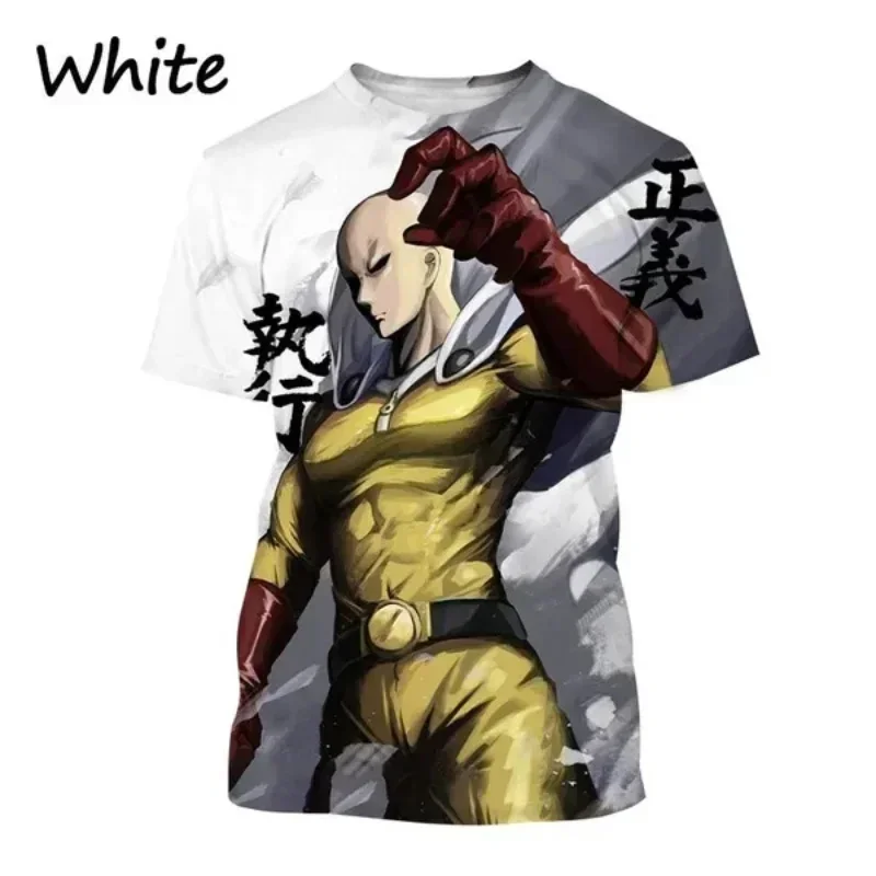 

Summer Kids Top Oversized Street Clothing Anime One Punch Man Saitama Cosplay Costumes 3D Printed Men's and Women's T-shirts 6XL