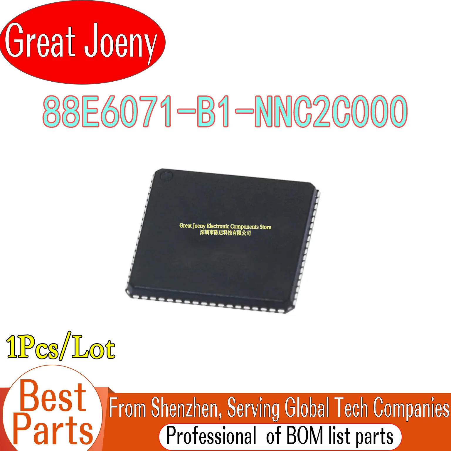 

88E6071-B1-NNC2C000 88E6071-NNC2 88E6071 IC Chipset QFN-64