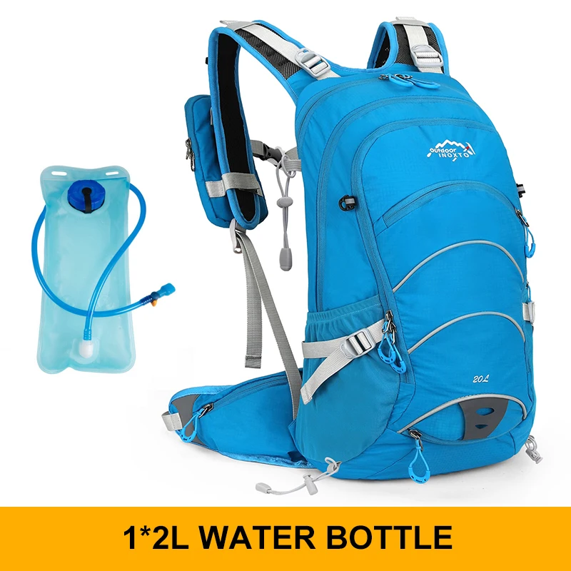 NONE Bergsteigen 20-Liter-Trinkrucksack für Herren, Sportweste, wasserdicht, Camping, Wanderrucksack mit Regenschutz 3