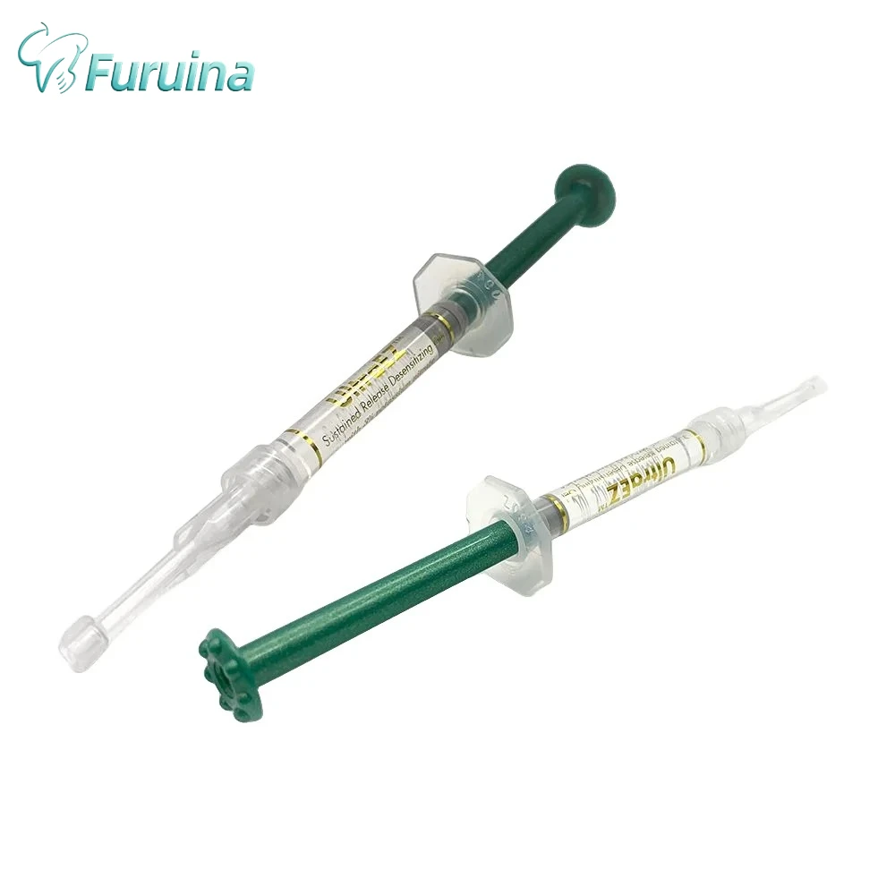 

UltraEZ Desensitizing Gel Syringe Tooth Sensitivity Treats Prefilled Disposable Trays Ultradent Opalescence UltraEZ