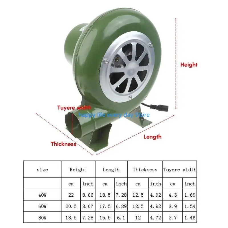 T8UC متعددة الأغراض 100 فولت 220 فولت منفاخ 40/60/80 واط DC12v مروحة صغيرة تغويز مروحة المملكة المتحدة محول تنظيم السرعة الحديد