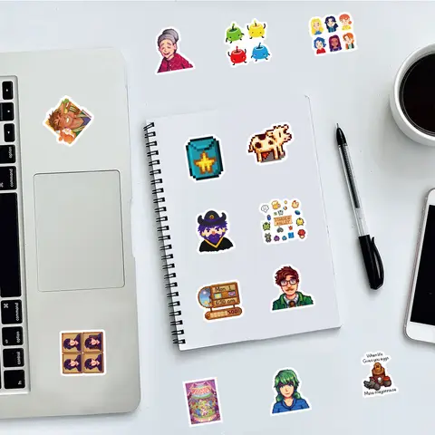 10/30/50/100 st. söta anime-spel Stardew Valley graffiti-klistermärken tecknade dekaler barnleksaker skateboard laptop dekoration klistermärke 12 best sales Stardew Valley brädspel - №1