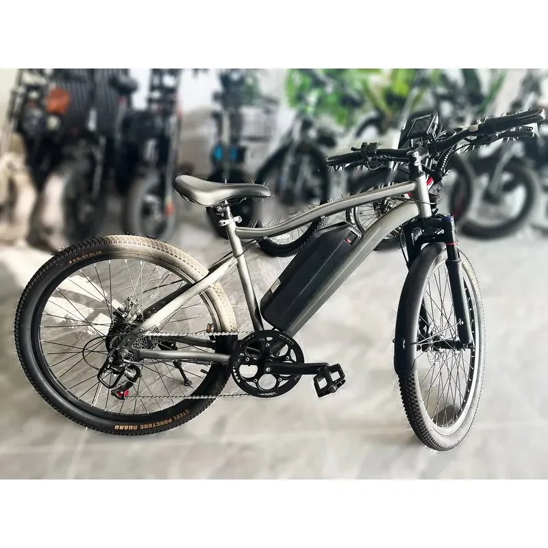 US Warehouse Mountain Bike 36V 10.4Ah Off-Road E-Bike High Carbon Steel Frame 7-Speed Gears 720W Brushless Motor