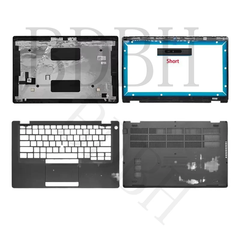 For Dell Latitude 5400 5401 5410 14" Black Laptop LCD Back Cover Front Bezel Palmrest Bottom Case Replacement