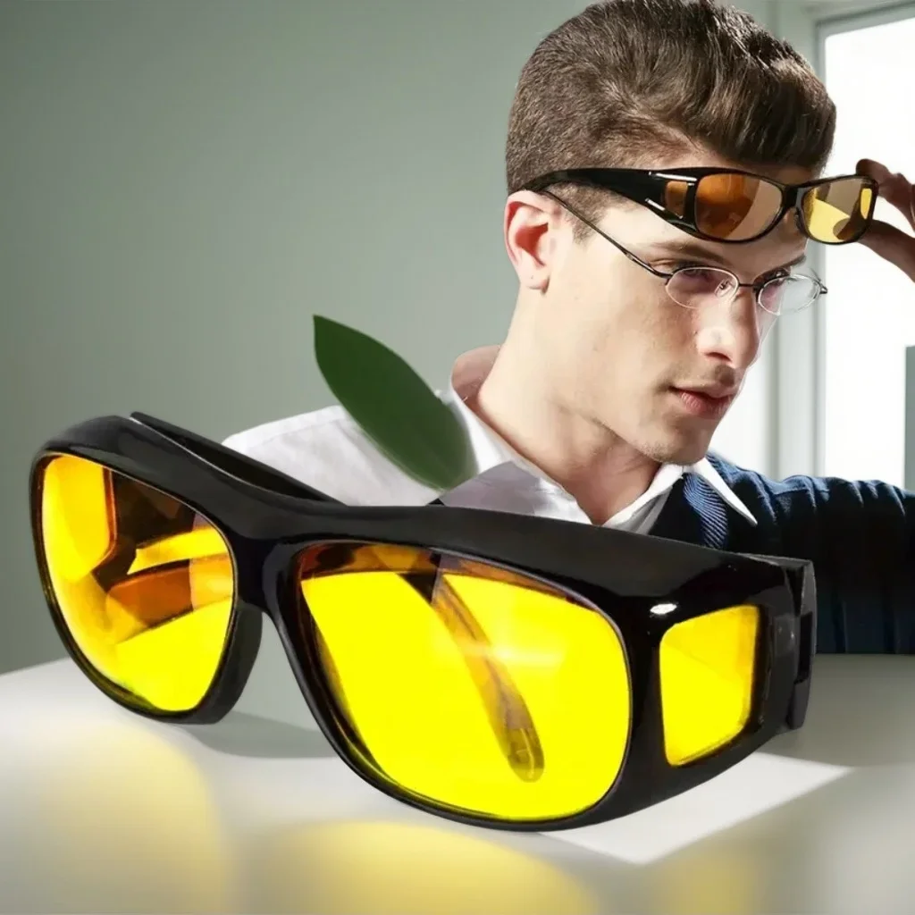نظارات قيادة للرؤية الليلية 2024 - نظارات شمسية للحماية من الأشعة فوق البنفسجية للقيادة الليلية في السيارة (هدية نظارات للجنسين) #1