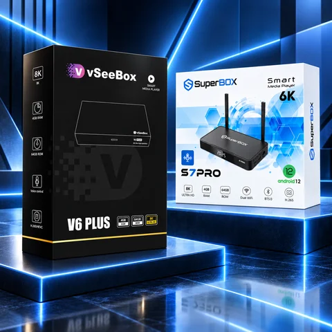 vSeeBox V6 Plus Media Device + 1 Free S7 Pro Included Combo Deal | US Shipping