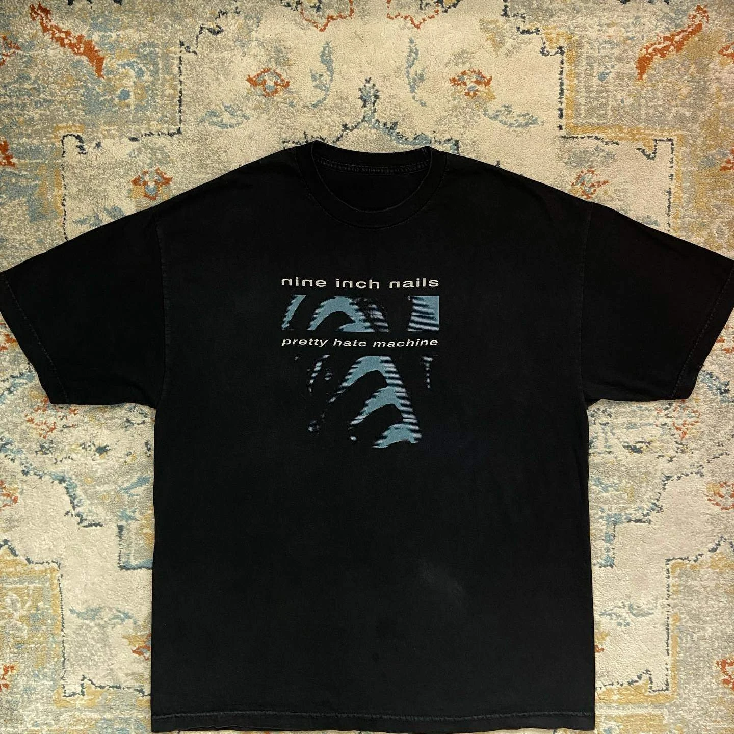 Vintage 90s Nine Inch Nails NIN Pretty Hate Machine Band Graphic Tee Cotton Mens Womens T-Shirt Summer Streetwear