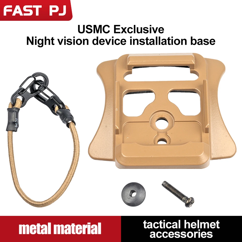 ECH-Specific NVG Mount Base - USMC-Style Alloy Helmet Adapter | Tactical Night Vision Accessory Civilian Use