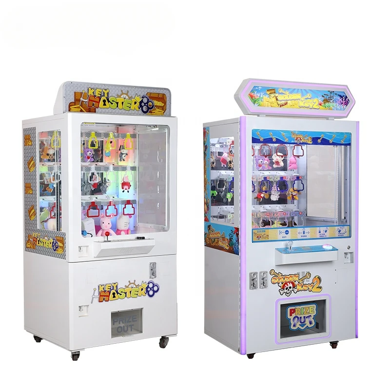 

Earn Money Coin Operated 15 Holes Stacker Arcade Kit Mini Shoe Claw Golden Vending Key Master Game Machine with Bill Acceptor