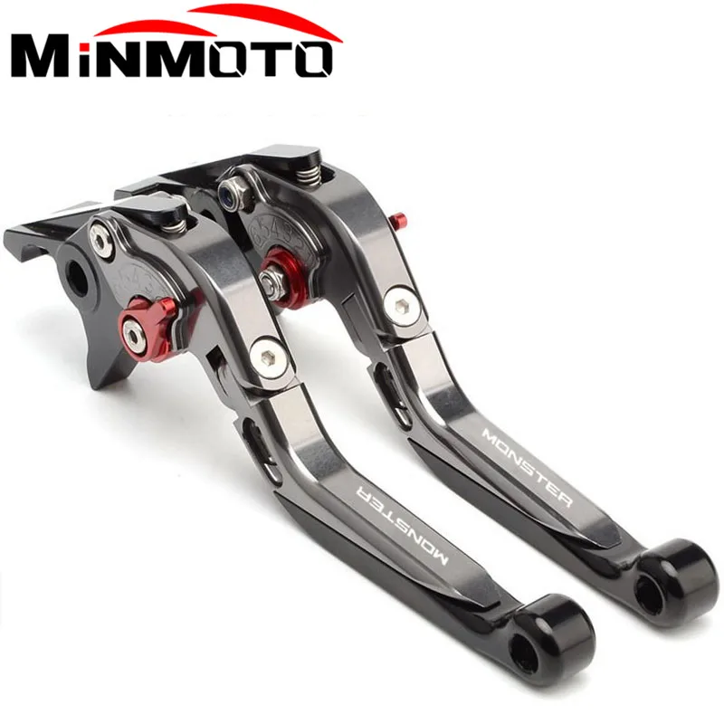 CNC Aluminum Handle Accessories Motorcycle Brake Clutch Levers for Ducati Monster ST2 M 400 600 620 750 919 796 696 M600 ST2