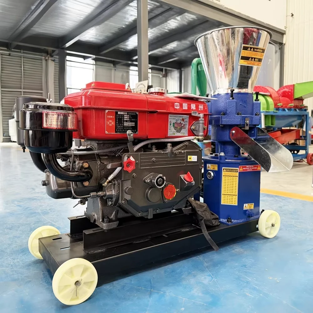 Hot Sale Chicken Feed Making Machine, Efficient Poultry Feed Pellet Mill for Small Farm Use