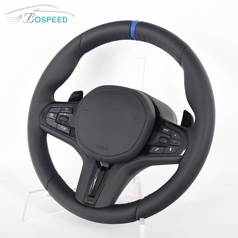 Custom Carbon Fiber Leather Car Steering Wheel For BMW 3/5 Series M3 M5 X5 X6 X3 X4 G20 G16 M850 G30 G80 M6 F32 F10 F30