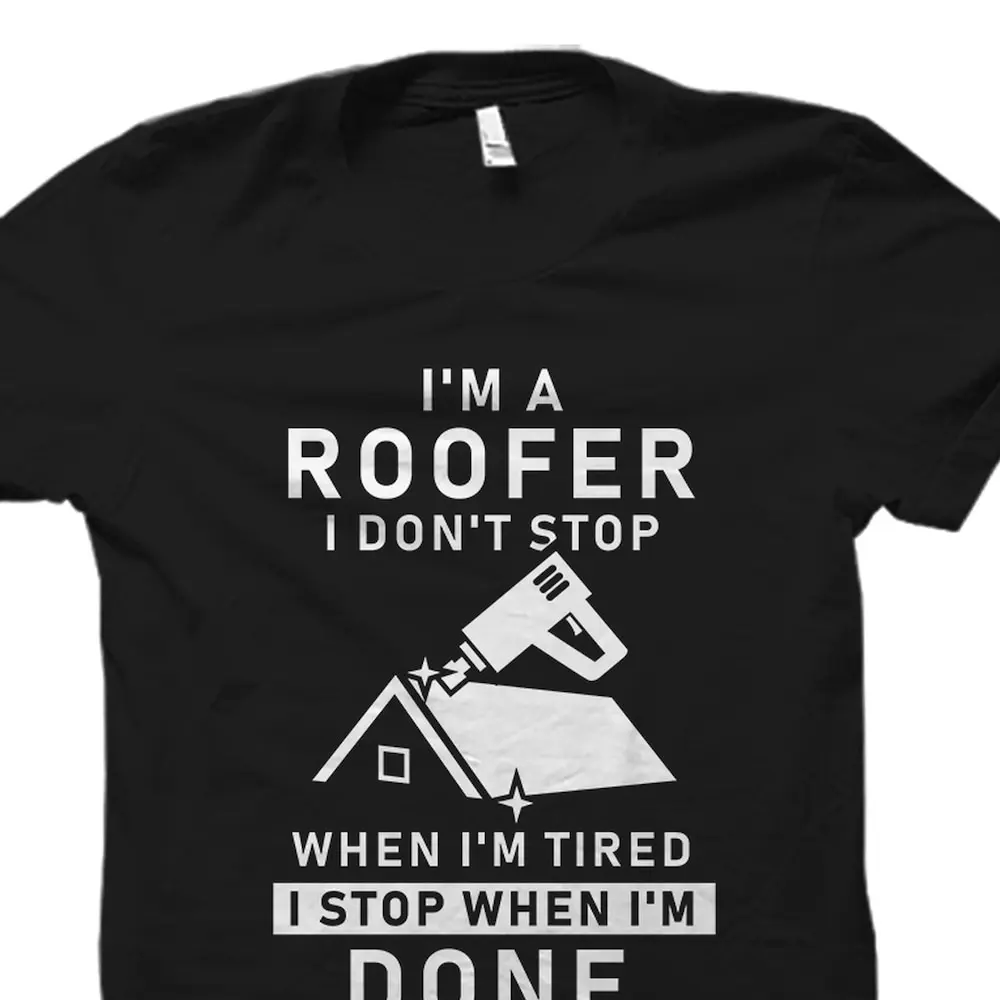 Roofer T Shirt Roof Mechanic Construction Worker Roofing Contractor I'M A Os2591