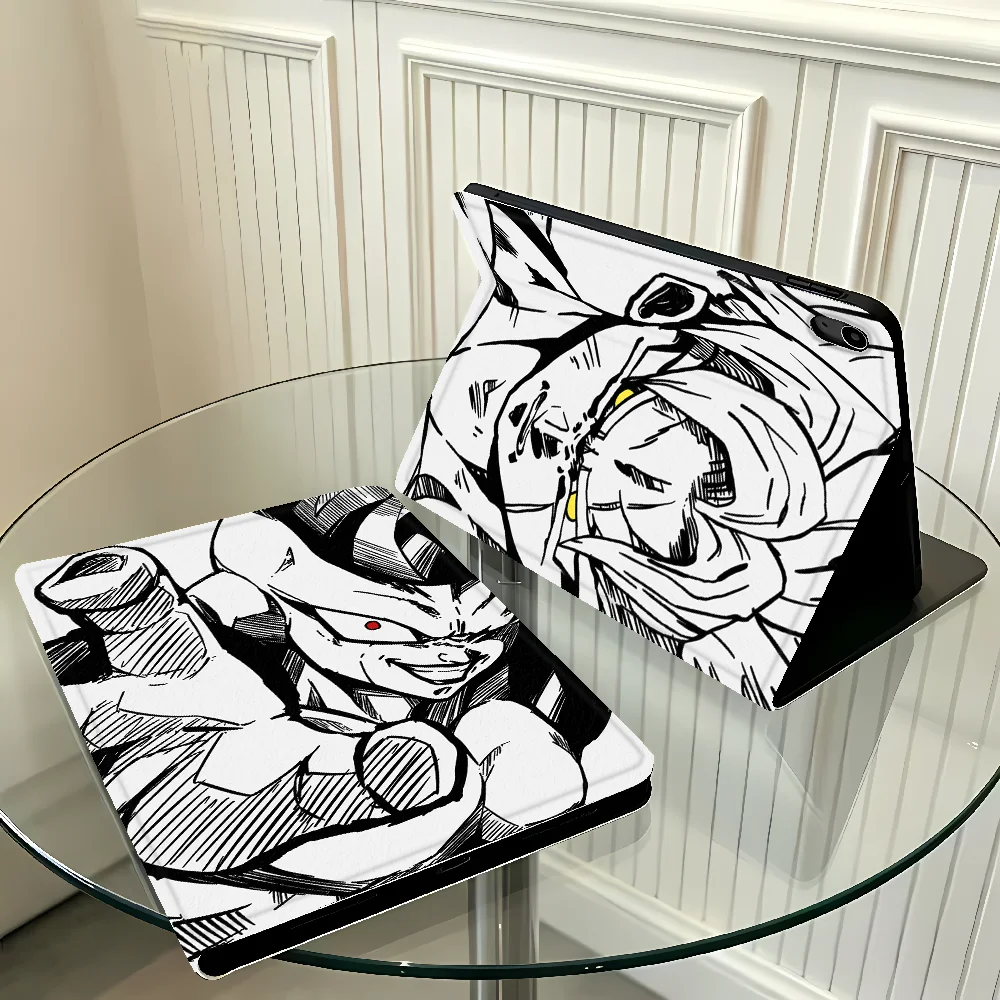 With Pencil Holder Case for Apple iPad Air 11 13 M4 M3 M2 A16 2026 Pro11 13 10th 7/8/9th Air 4/5/6th Dragon Balls Cool
