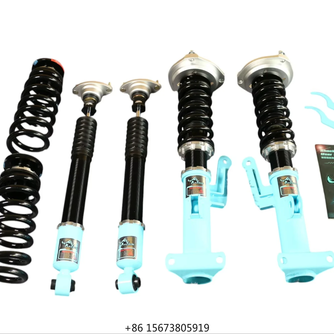 New  SAXO Adjustable Air Shock Absorber Suspension Coilover-1 Year Warranty Street/Track Version Full Kit (4 Pieces)
