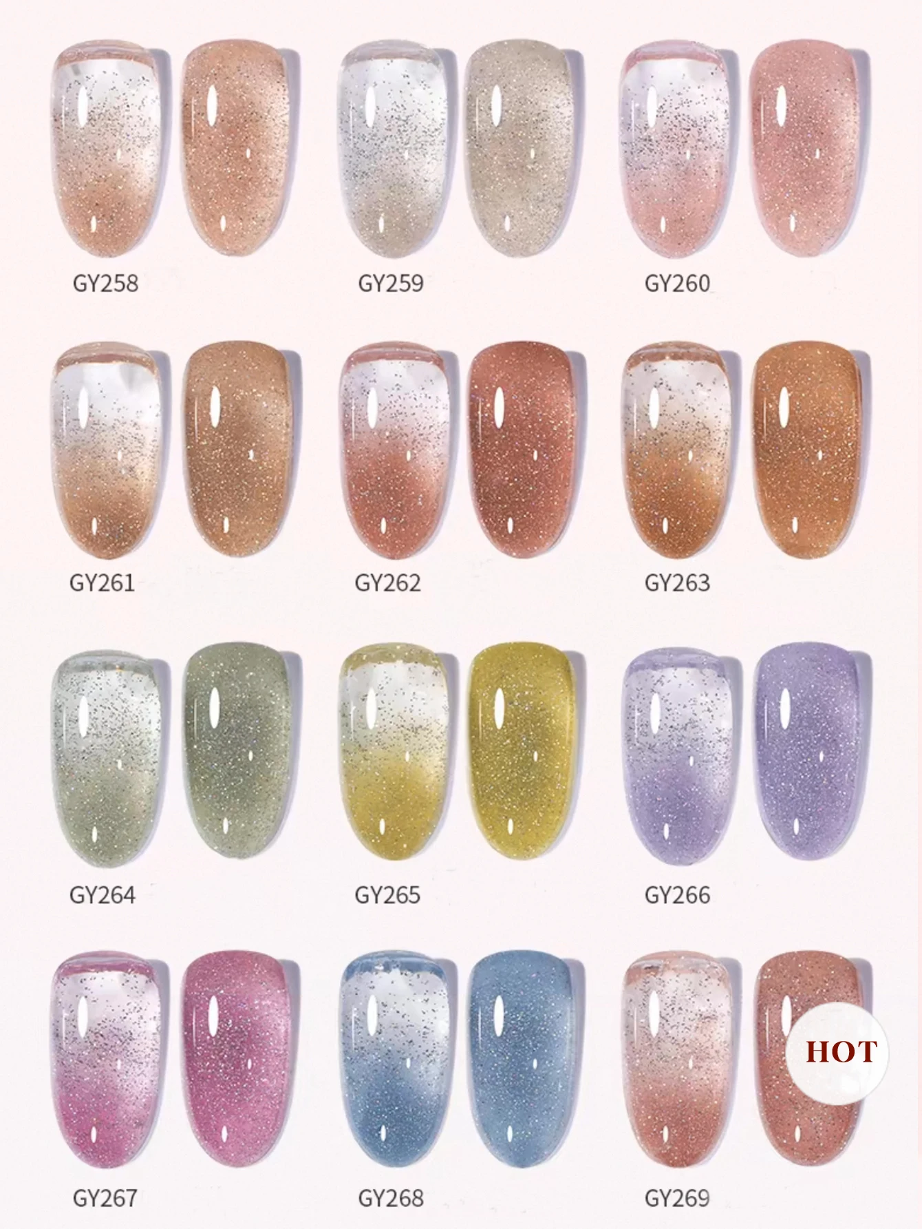 1/12 Uds nuevo Flash neón colorido caramelo de roca polvo de brillo fino de alta densidad diamante estrellado suministros de salón de manicura UV Gel para uñas