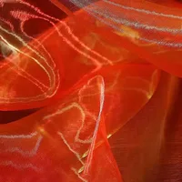 100X150cm Colorful Two-color Gradient Organza Mesh Fabric For Women Sewing Wedding Dress Home Textiles Patchwork Cloth Materials 4