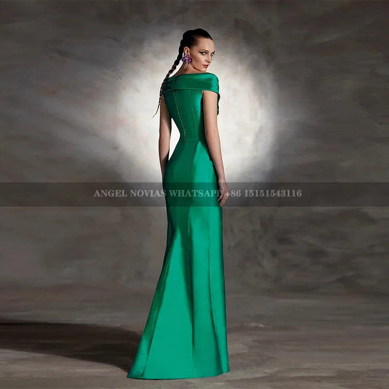 Sheath Green Mother of the Bride Dresses with Ruffles Wedding Party Gowns vestido para madre de la novia 2024