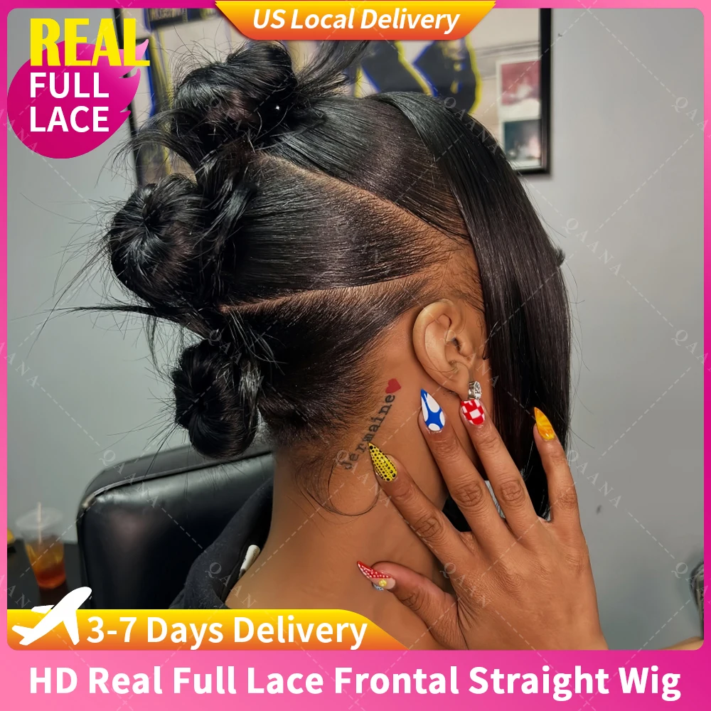 

Обновленный ультра-облегающий прямой 360-градусный кружевной фронтальный парик с шнурком 200% обтягивающие настоящие парики из натуральных волос Full HD ручной работы, плотно прилегающие