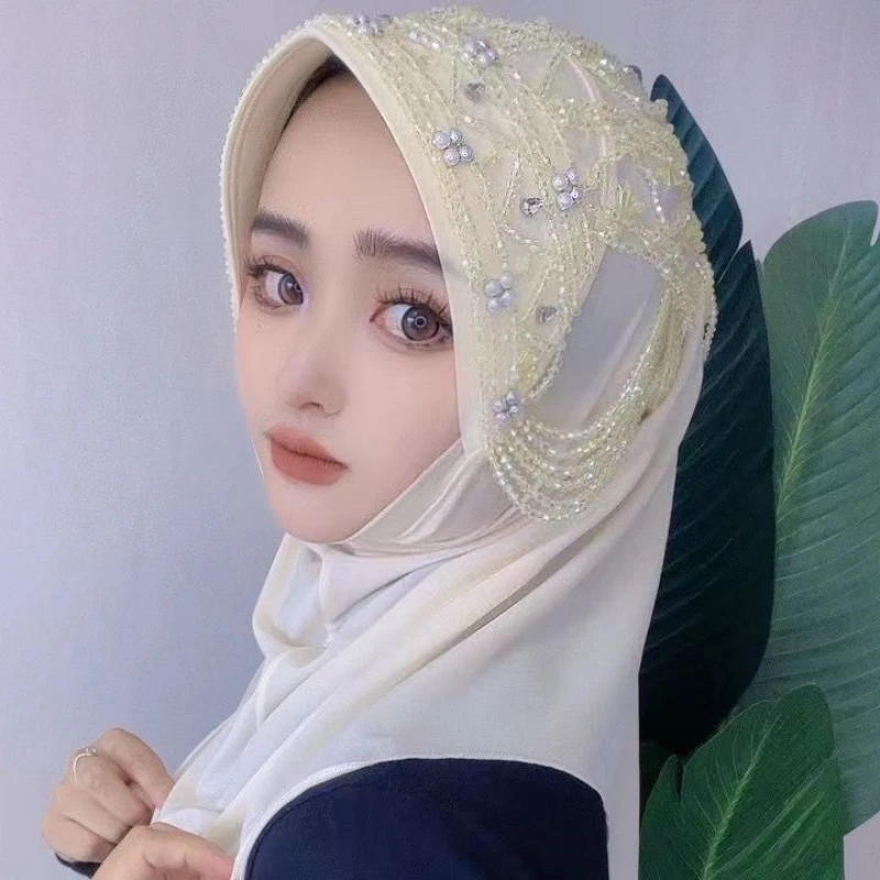 Chiffon hijab lenço para mulher muçulmana, xale de luxo, malásia cachecol de oração, islã, arábia saudita, paquistão, frete grátis