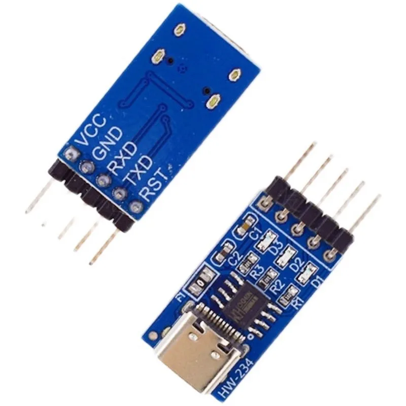 TYPEC USBCTurnTTLSerial Port CH340NModule Upgrade Microcontroller Download Flash Nine Flash