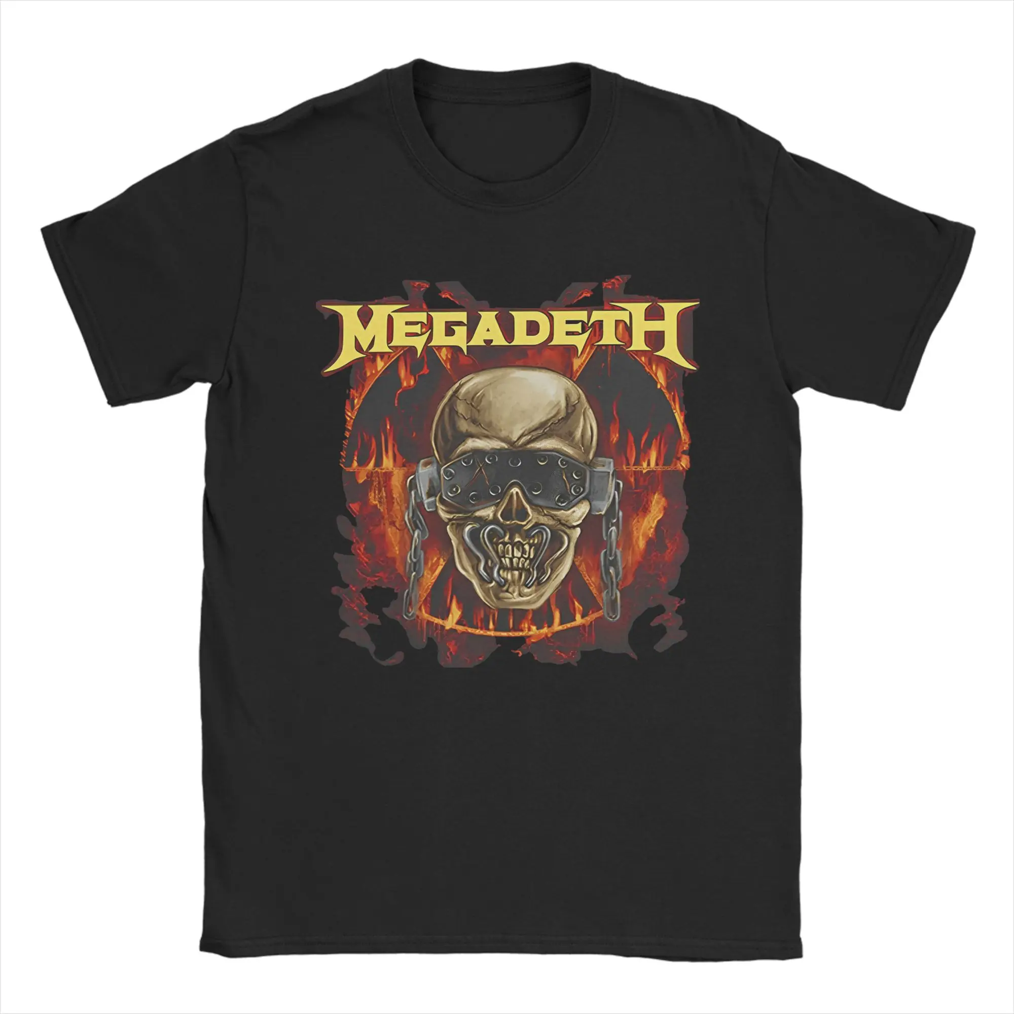 

Футболки M-Megadethed Band, мужские футболки из чистого хлопка, юмористические футболки с круглым вырезом, одежда с короткими рукавами, идея для подарка