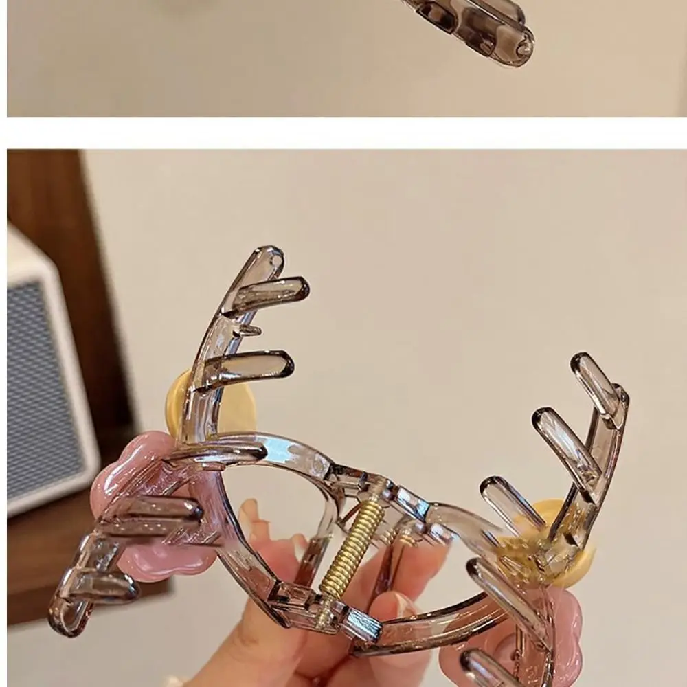 

New Resin Flower Tie Bow Elegant Convenient Hair Clips Hair Accessories Women