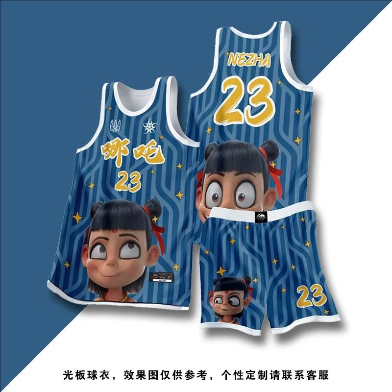 Kids Basketball Jersey Suits Quick-drying Fashionable Children Team Training Uniform Boy and Girls Shirt Sportswear Clothings