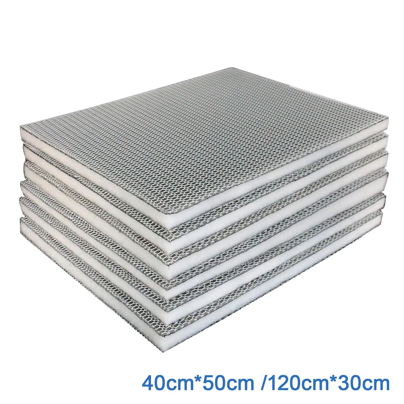 Reusable Cotton Aquarium Filter Pad Honeycomb Sponge Media for Fish Tank Bio Filtration Freshwater Saltwater Pond Supplies