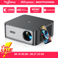 ThundeaL 3000Ansi 4K Full HD Projector TD98Pro 2G 32G Home Theater WiFi Android Portable Samrt TV Cinema TD98 Pro Beam Projector